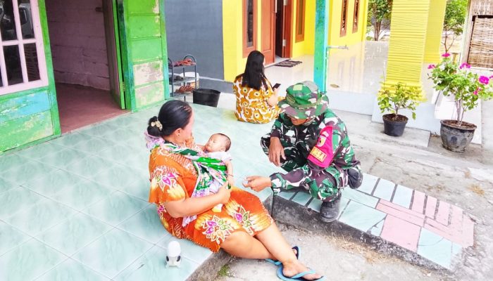 TMMD ke-129 Bojonegoro Tak Hanya Bangun Infrastruktur, Babinsa Kenalkan Manfaatnya ke Warga