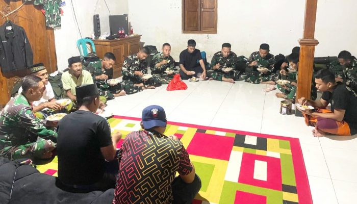Kehangatan Pos TMMD ke-129 Bojonegoro Jadi Bukti Dekatnya TNI dengan Warga