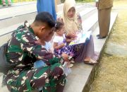 TMMD ke-129 Bojonegoro Bangun Generasi Cerdas Lewat Layanan Perpustakaan Keliling di Desa Kesongo