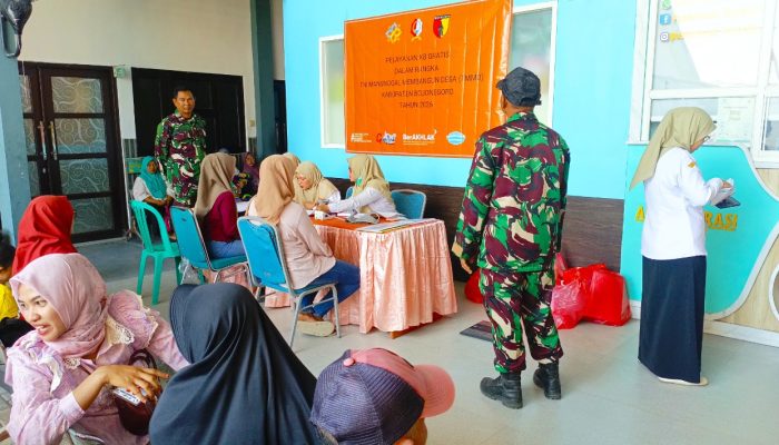 TMMD ke-129 Bojonegoro Perkuat Kesehatan Masyarakat, Safari KB Gratis Disambut Antusias Warga