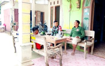 TMMD 129 Bojonegoro, Babinsa Kesongo Sosialisasikan Program dan Ajak Warga Aktif Bergotong Royong