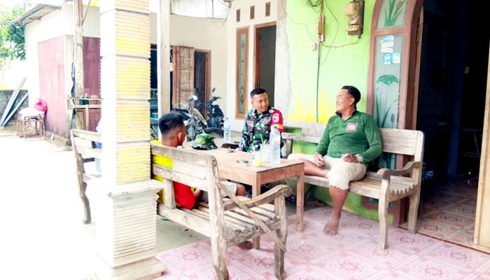 TMMD 129 Bojonegoro, Babinsa Kesongo Sosialisasikan Program dan Ajak Warga Aktif Bergotong Royong