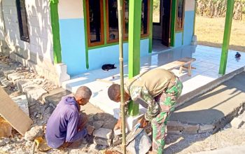 Dari Tak Layak Jadi Nyaman, Rumah Mbah Kasiman Berubah di Tangan Satgas TMMD Bojonegoro