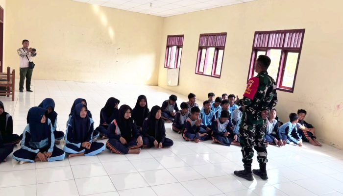 TMMD Bojonegoro Masuk Sekolah, Tanamkan Disiplin dan Nasionalisme