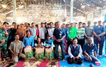 125 Hektare Tembakau di Kepohbaru Bojonegoro Dapat Bantuan 21,8 Ton Pupuk NPK