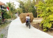 TMMD Bojonegoro Sentuh Jalan Pertanian, Warga Mundu Kini Lebih Mudah Bawa Panen
