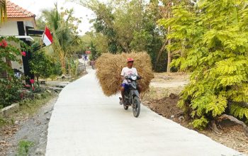 TMMD Bojonegoro Sentuh Jalan Pertanian, Warga Mundu Kini Lebih Mudah Bawa Panen