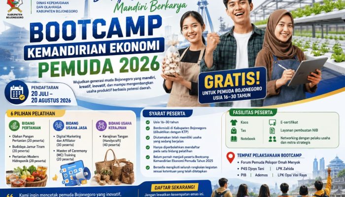 Bootcamp Pemuda Bojonegoro 2026: Gratis, Dapat NIB hingga Networking