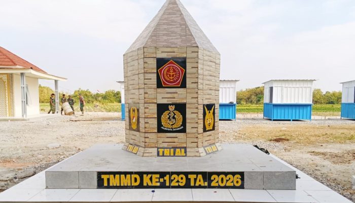 Tugu TMMD 129 Bojonegoro Resmi Berdiri, Ada Pesan Kuat di Baliknya