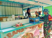UMKM Kesongo Mulai Tempati Booth Container, Langkah Baru Penataan Rest Area TMMD ke 129 Bojonegoro