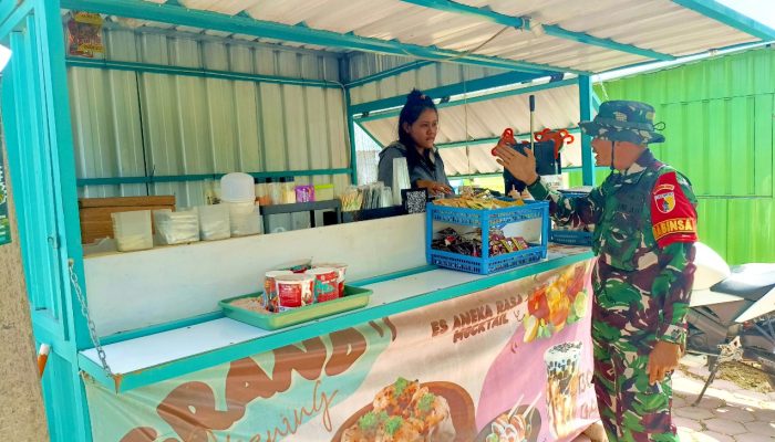 UMKM Kesongo Mulai Tempati Booth Container, Langkah Baru Penataan Rest Area TMMD ke 129 Bojonegoro