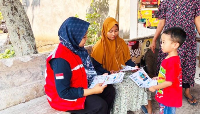 PMI Bojonegoro Keliling Rumah Warga, Ini yang Disampaikan