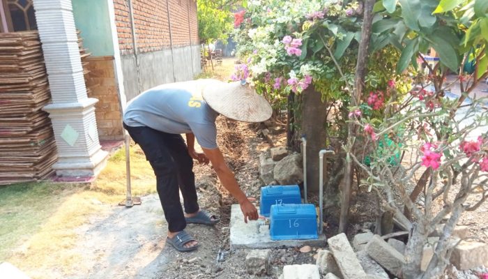 Warga Bekatul Bersyukur, Sumur Bor TMMD 129 Bojonegoro Mulai Mengalir