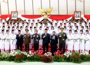 Dikukuhkan Bupati, 72 Paskibraka Bojonegoro Siap Bertugas
