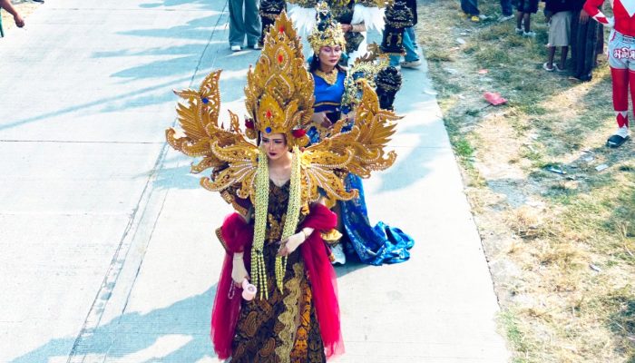 Semarak HUT RI ke-81, di Pejok Kepohbaru Bojonegoro Gelar Karnaval dan Hiburan