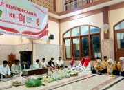Tasyakuran HUT RI di Kedungadem Bojonegoro Berlangsung Khidmat, Ada Santunan