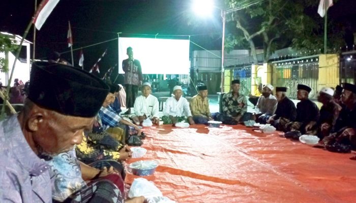 Pesan Kades Mudung Kepohbaru Bojonegoro di Tasyakuran HUT RI: Warga Harus Guyub