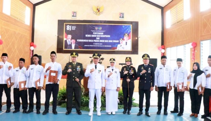 Remisi HUT RI ke-81, Ratusan Warga Binaan Pemasyarakatan Bojonegoro Dapat Pengurangan Hukuman