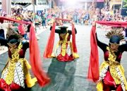 Ratusan Warga Terpukau, Tari Rampak Bikin Panggung Sidomulyo Bojonegoro Hidup