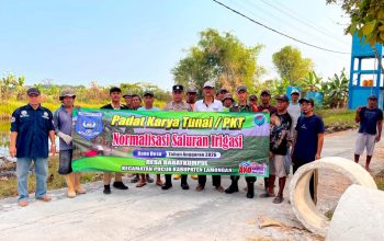 Babinsa Pucuk Lamongan Bantu Petani, Ketahanan Pangan Jadi Sasaran