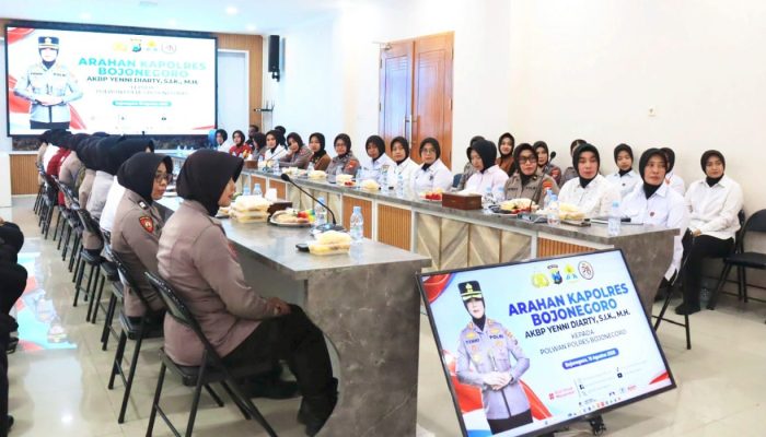 Polwan Bojonegoro Dapat Pesan Tegas dari Kapolres