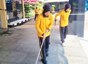 Semarak HUT Polwan ke-78, Jajaran Polwan Lamongan Gelar Aksi Bersih Mako
