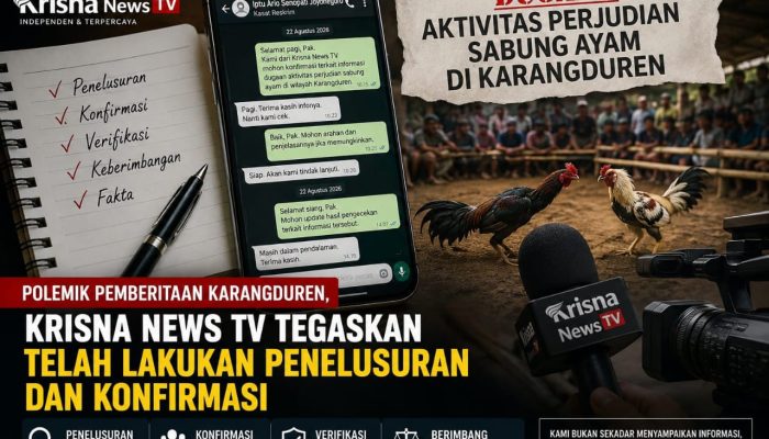 Krisna News TV Ungkap Proses di Balik Berita Sabung Ayam Karangduren Jember