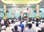 Meriahnya Maulid Nabi di Lengkong Bojonegoro, Halaman Masjid Jadi Lautan Sholawat