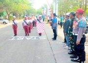 Masyarakat Kepohbaru Bojonegoro Wajib Tau, Polsek Amankan Jalur Lomba Gerak Jalan HUT RI
