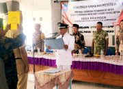 Momen Khidmat di Pucuk Lamongan: Basori S.T Resmi Sumpah Bagus Suparmanto Jadi Sekdes Ngambek