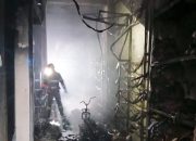 Kebakaran Ruko 2 Lantai di Kedungadem Bojonegoro, CCTV Diduga Jadi Pemicu