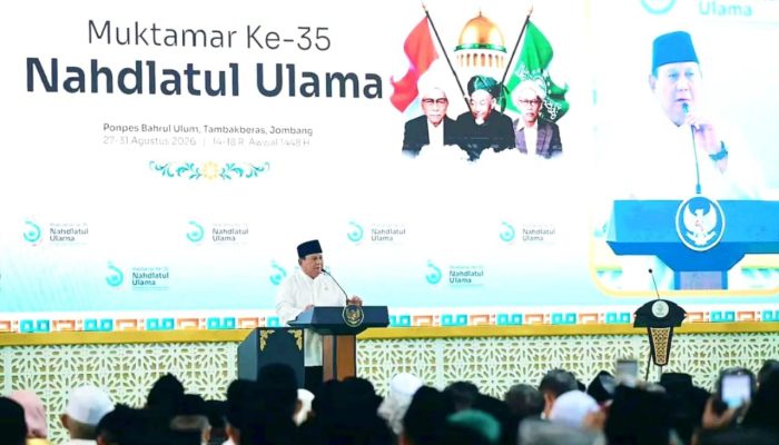 Muktamar NU Jombang, Prabowo Ungkap Makna Jas Ijo di Hadapan Ribuan Nahdliyin