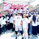 HUT RI di Brangkal Kepohbaru Bojonegoro Meriah, Ribuan Warga Ikut Jalan Sehat