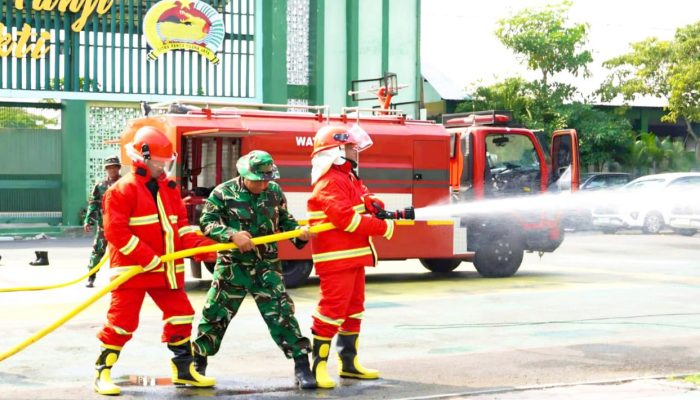Kebakaran Bisa Datang Kapan Saja, Kodim Bojonegoro Siapkan Pasukan