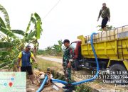 18 Ribu Liter Air Dikirim ke Sawah Lamongan, Ini Sasarannya