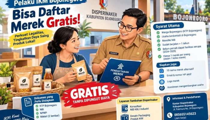 Punya Usaha di Bojonegoro, Ada Fasilitasi Merek Gratis dari Pemkab