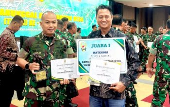 Media Sosial Jadi Kekuatan, Dandim Lamongan Raih Juara 1