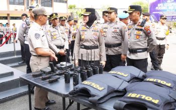 Polres Bojonegoro Siagakan Personel, Dalmas hingga Kendaraan Dinas Diperiksa