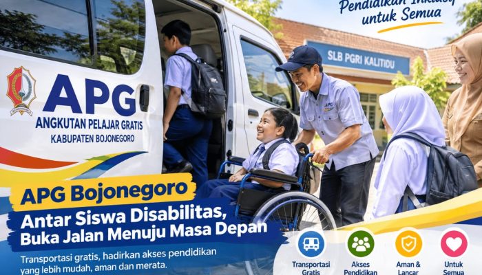 Angkutan Pelajar Gratis Bojonegoro Bantu Siswa Disabilitas, Kehadiran di Sekolah Meningkat