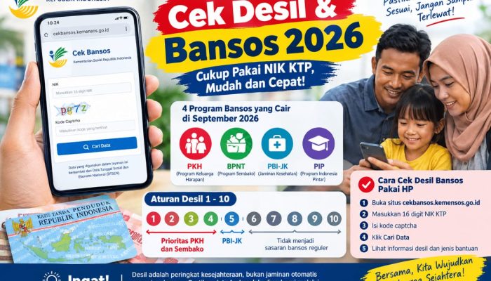 Desil Bansos 2026 Berubah, Begini Cara Mengeceknya