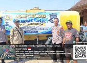 Krisis Air Makin Terasa, Polsek dan BKP Bantu 4 Desa di Kedungadem Bojonegoro