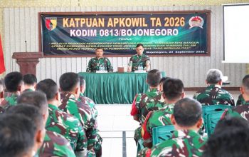 Babinsa Bojonegoro Digembleng, Ini Pesan Tegas Dandim