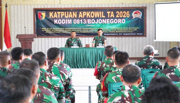 Babinsa Bojonegoro Digembleng, Ini Pesan Tegas Dandim