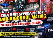 Maling Bobol Rumah di Sari Rejo Medan, Dua Motor Hilang