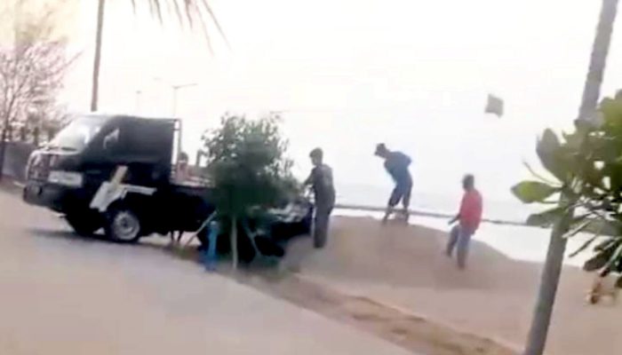 Warga Rekam Pengambilan Pasir Pantai Cidatu Pandeglang, Forwatu: Bisa Pidana