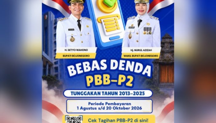 Warga Bojonegoro Punya Waktu hingga 20 Oktober, Denda PBB Dibebaskan