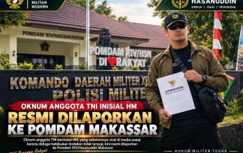 Dugaan Kriminalisasi Wartawan, Oknum TNI Inisial HM Dilaporkan ke Pomdam Makassar