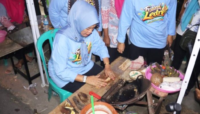 Festival Ledre Purwosari Bojonegoro Pecah, 59 Pengrajin Bikin Ledre Massal