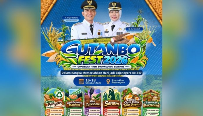 Petani Bojonegoro Punya Panggung Besar, GUTANBO FEST 2026 Buka Peluang Pasar