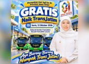 Pemprov Jatim Bagi Kado HUT ke-81, Layanan Trans Jatim Digratiskan